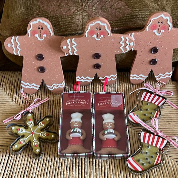 Bundle of Gingerbread Ornaments - SFH - Picture 1 of 9